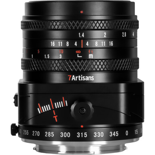 7Artisans APSC Tilt 50mm f/1.4 Lens (Sony E Mount)