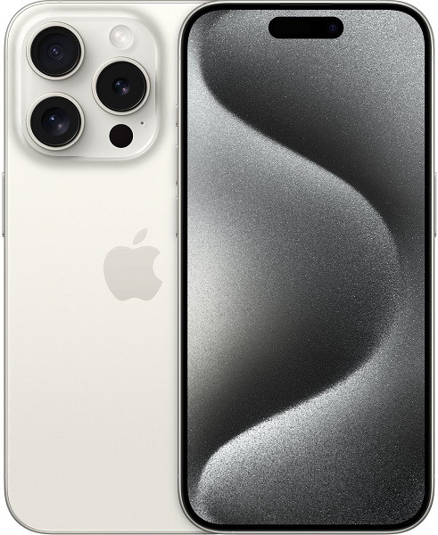 Apple iPhone 15 Pro 5G A3104 256GB White Titanium (Dual Nano Sim)