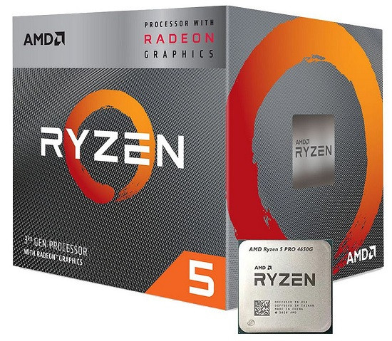 AMD Ryzen 5 Pro 4650G 6-core Processor (tray pack)
