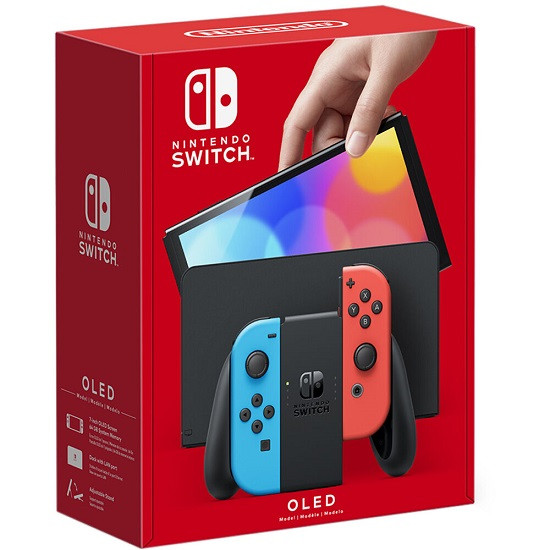 Nintendo Switch (OLED) Red and Blue