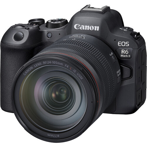 Canon EOS R6 Mark II Kit (RF 24-105mm f/4 L) (With Adapter)