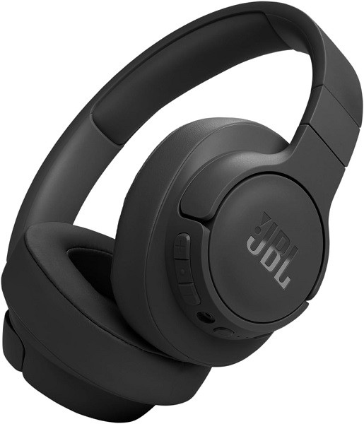 JBL Tune 770NC Noise-Canceling Wireless Over-Ear Headphones Black