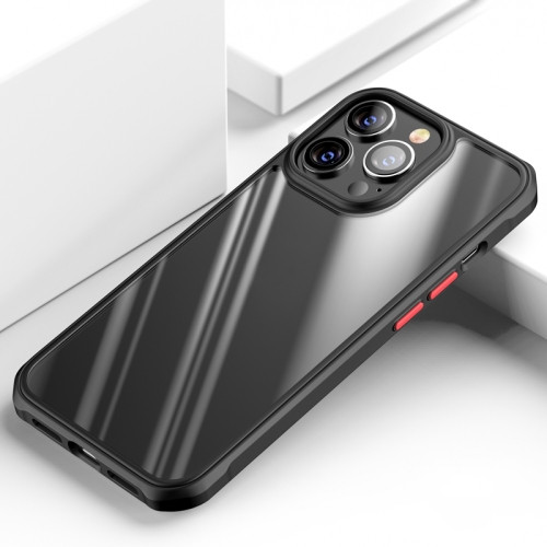 Dawn Series Airbag Shockproof TPU+PC Case for iPhone 13 Pro Max (Black)