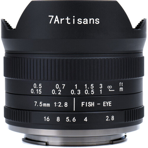 7Artisans 7.5mm f/2.8 II APSC Fisheye Lens (Nikon Z Mount)
