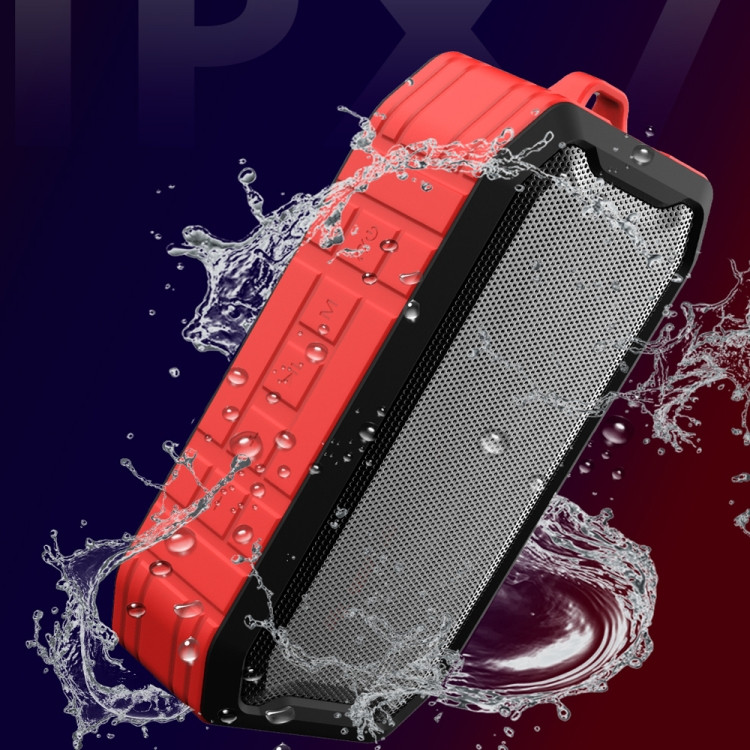 M3 Wireless Bluetooth Speakers Waterproof Portable Outdoor Loudspeaker Mini Box Speaker (Red)