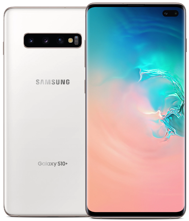 Samsung Galaxy S10 Plus SM-G975FD Dual Sim 128GB Ceramic White