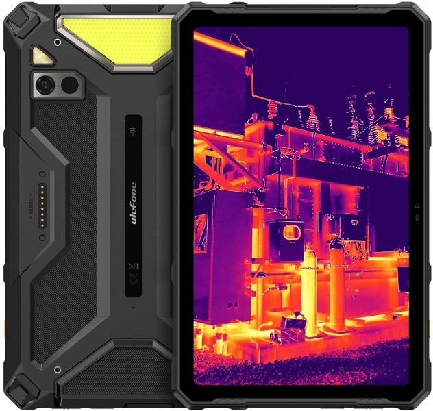 Ulefone Armor Pad 4 Ultra 10.36 inch Rugged Tablet PC 5G 256GB Black (8GB RAM) - Thermal Imaging Version