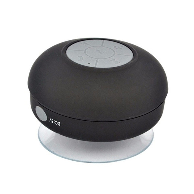 Mini Portable Subwoofer Shower Wireless Waterproof Bluetooth Speaker (Black)
