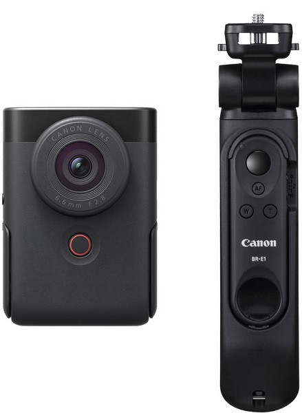 Canon PowerShot V10 Vlog Camera Tripod Grip Kit Black