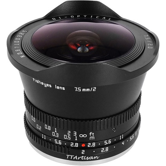 TTArtisan 7.5mm f/2 Fisheye Lens (Canon RF Mount)
