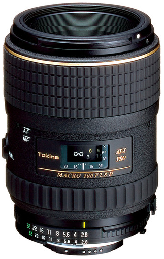 Tokina AT-X M100 AF PRO D AF 100mm f/2.8 Macro (Nikon F Mount)