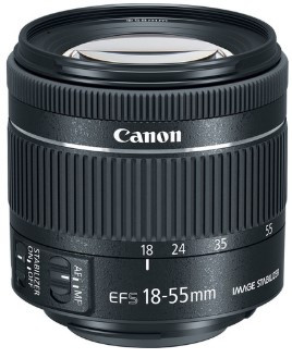 Canon EF-S 18-55mm f/4-5.6 IS STM Black (White Box)
