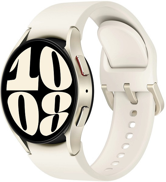 Samsung Galaxy Watch 6 Bluetooth SM-R930N 40mm Gold Case with Cream Sport Band