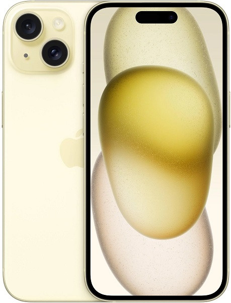 Apple iPhone 15 5G A3092 512GB Yellow (Dual Nano Sim)
