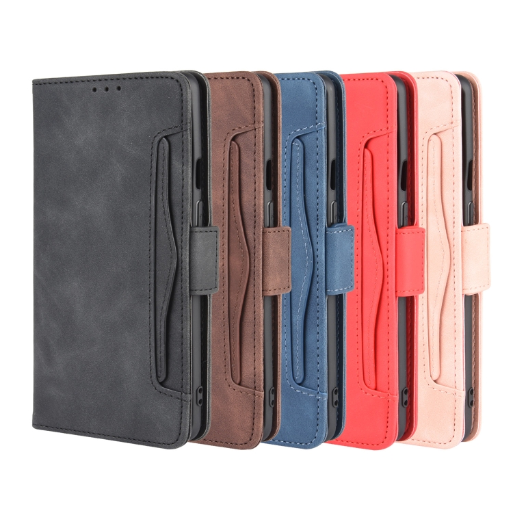 Wallet Style Skin Feel Calf Pattern Leather Case with Separate Card Slot for OnePlus 8 Pro (Brown)