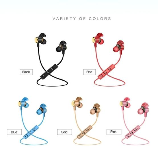 KIN-88 In-Ear Wire Control Sport Wireless Bluetooth Earphones (Red)